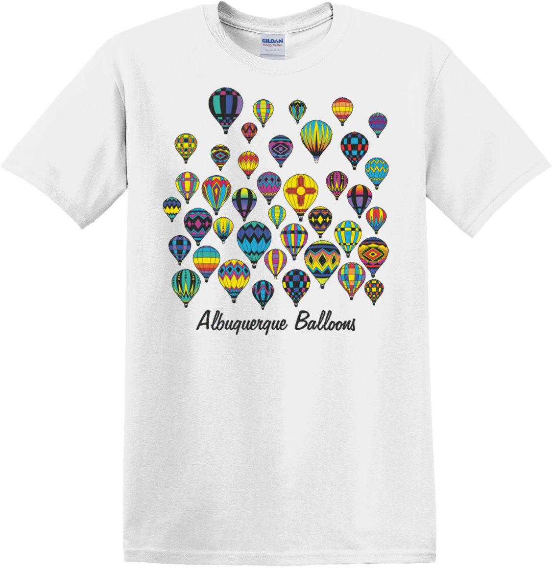 Albuquerque 40 Balloons T-Shirt – The New Mexico Shop Albuquerque 40 Balloons T-Shirt – The New Mexico Shop