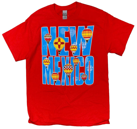 Balloons Over New Mexico Red T-Shirt