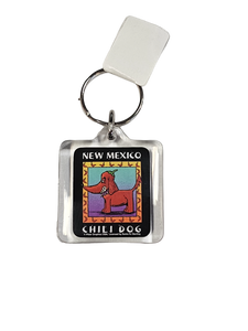 New Mexico Chili Dog Keychain