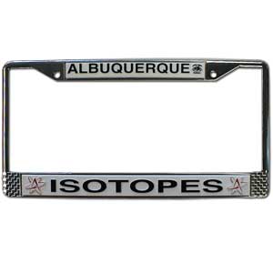 Isotopes License Plate Frame