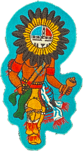 Kachina Sun Dancer Embroidered Patch