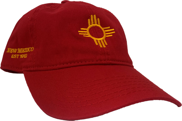 NM Red Zia Symbol Est. 1912 Hat