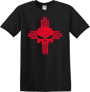Black Zia Symbol Punisher T-Shirt