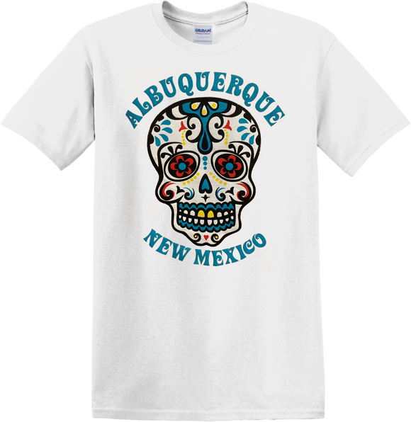 White Mexican Skull T-Shirt