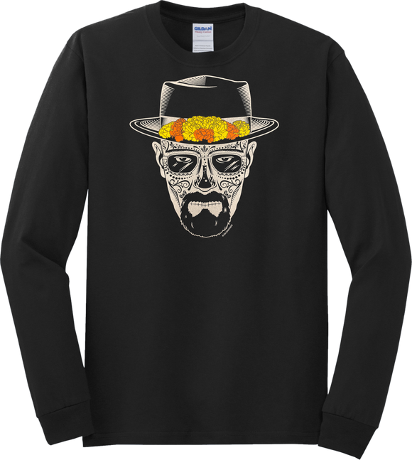 WW Day of the Dead Long Sleeve Black T-Shirt
