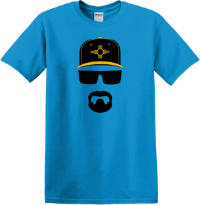 Sapphire Zia Symbol Hat & Shades T-Shirt