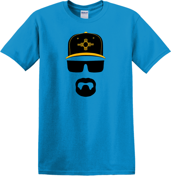 Sapphire Zia Symbol Hat & Shades T-Shirt