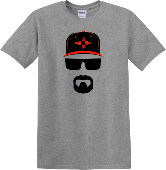 Grey Zia Symbol Hat & Shades T-Shirt
