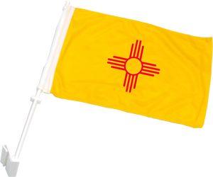 New Mexico Car Flag - 11"x 15"