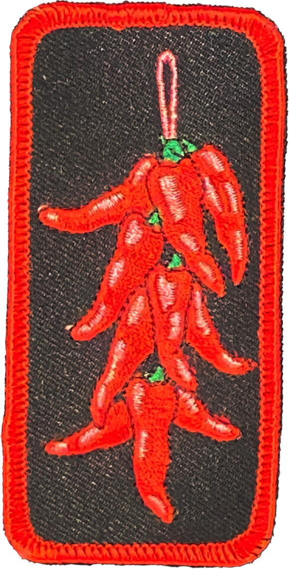 Chile Ristra Embroidered Patch