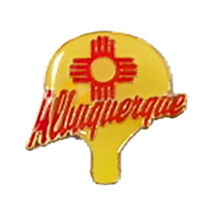 Albuquerque Zia Balloon Pin