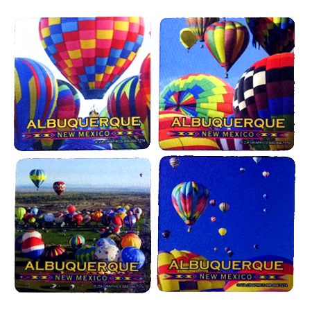 Albuquerque Balloon Coaster Set